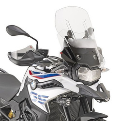 SZYBA BMW F 750/850 GS '18-24 F 800 GS 24-25 ( DO MONTAŻU POTRZEBNY KIT D5129KITK ), F 850 GS '21-23 REGULOWANA AIRFLOW PRZEZROCZYSTA - ZASTĘPUJE KAF5127
