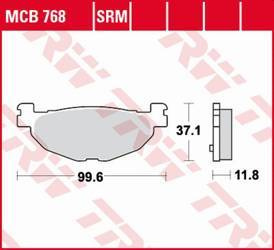 Klocki hamulcowe kh408 sinter beta evo 80 '09-, przód, yamaha yp 400 majesty '04-'13, xp 500 t-max '04-'11 tył