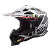 Kask enduro LS2 MX700 Subverter Evo Stomp White Black