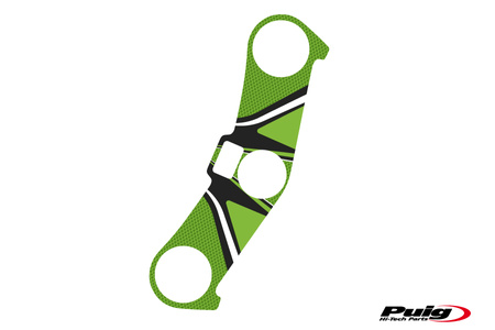 Radikal osłona półki kierownicy puig do yamaha yzf-r6 17-20 zielony