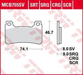 Klocki hamulcowe kh390 sinter road/track honda cbr 600rr '05-'16, cbr 1000rr fireblade '04-'16 przód