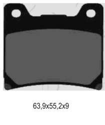 Klocki hamulcowe kh88 półmetaliczne (oferta specjalna) wycofane z oferty