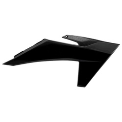 OSŁONY CHŁODNICY (KOMPLET) KTM SX/SXF/XC/XC-F 125/150/250/350/450 '23-'24; EXC/EXC-F/XC-W 125/150/250/350/450 '24-'25 KOLOR CZARNY