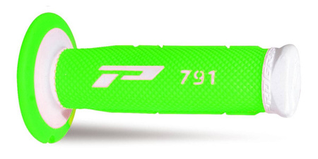 Manetki pg791 off road (22+25mm, dł.115mm) kolor biały / zielony fluo (dwuskładnikowe) (791-241) (pg791wh/grf)