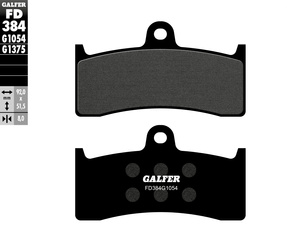 Klocki hamulcowe kh424 buell x1/m2 98-08 przód, cb 1300 98-00