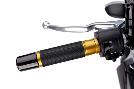 Manetki / gripy hi-tech ascent (dł. 123mm) puig do kawasaki kle500 91-97 złote