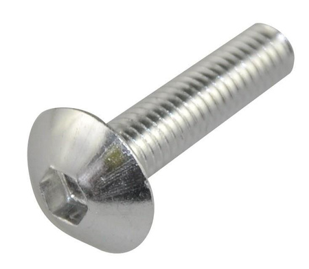 Śruba owiewki aluminiowa 5X20 Srebrna