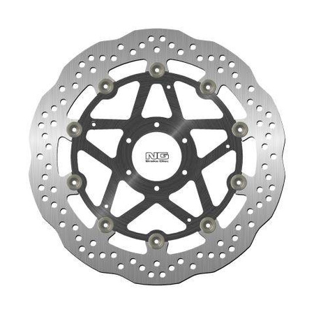 Tarcza hamulcowa przód ducati monster 696 '08-14, st3/st4 '03-07 (320x64x5mm) (6x8,5mm) wave pływająca (środaluminiowy)