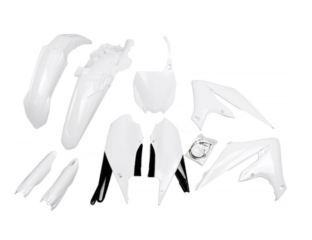 Komplet Plastików Z Osłonami Teleskopów (Amortyzatorów) Yamaha Yzf 250 '19-'23, Yzf 450 '18-'22 Kolor Biały