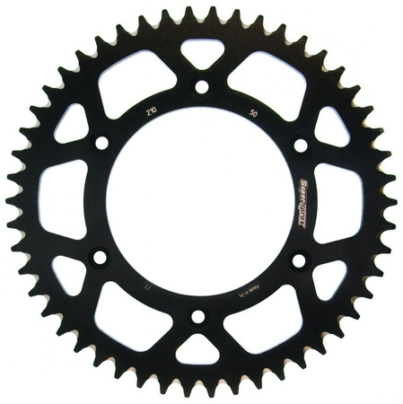 Zębatka tylna aluminiowa 7075-t6 (ergal) 289 50 honda cr/crf/xr '83-'16 (jtr210.50) kolor czarny