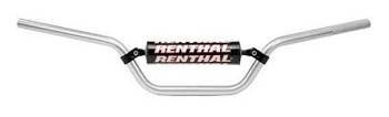 Kierownica 7/8 cala (22mm) mx handlebar silver special quad padded kolor srebrny z gąbką