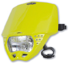 Lampa przednia UFO Cruiser enduro cross żółta