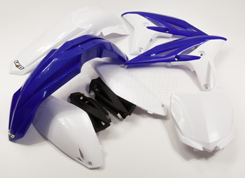 Komplet plastików yamaha yzf 250 '13 kolor oem (niebieski/biały) (ya316e999)