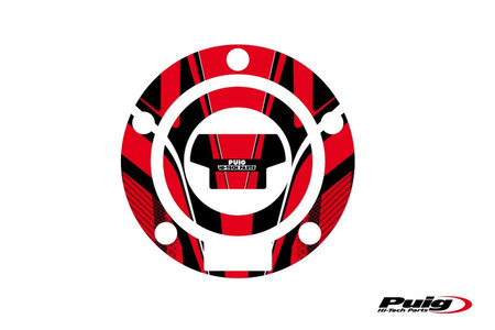 Osłona wlewu paliwa puig do yamaha 2000-2016 (wzór radikal) czerwona