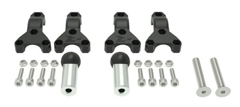 Mocowanie osłon rąk (handbarów) hp3 adventure bmw g700/800