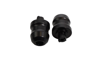 KOŃCÓWKI/CIĘŻARKI KIEROWNICY KAWASAKI NINJA 650 (2017-) KOLOR CZARNY 2404070000, OEM:13042-0735 / 13042-0800