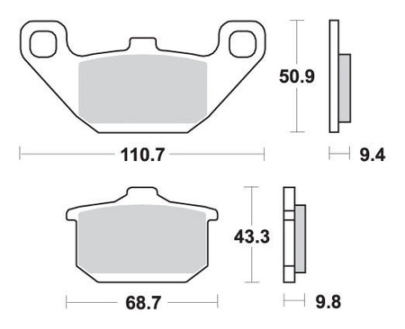 Hamulcowe kh85 street ceramic kolor czarny