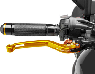 Regulowana Dźwignia Hamulca 2.0 Puig (Bez Zawiasu, Wymaga Adaptera) Złoto-Pomarańczowa