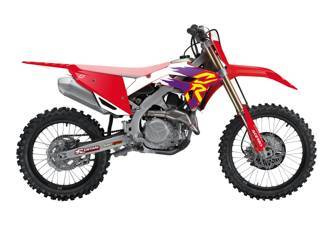 Komplet naklejek (oklein) honda crf 250 '22-'23, crf 450 '21-'23 retro 1