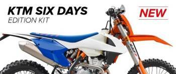 Komplet plastików ktm exc/exc-f tpi '17-'19 kolor six daybez osłony lampy (bez naklejek six days)