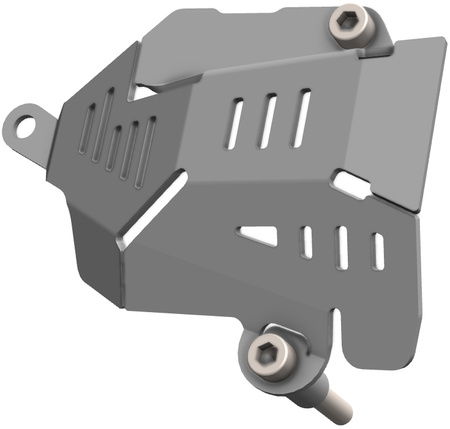 WYPRZEDAŻ STALOWA OSŁONA POMPY WODY YAMAHA XTZ 690 TENERE 700 '20- '25 - KOLOR SREBRNY