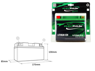 ELECTHIUM AKUMULATOR LITOWO-JONOWY ZE WSKAŹNIKIEM NAŁADOWANIA HJTX20(H)-FP-S (175X85X130) (YTX20-BS,YTX20H-BS, YB16-B, Y50-N18A-A, HVT-5) (WAGA 1,7KG)