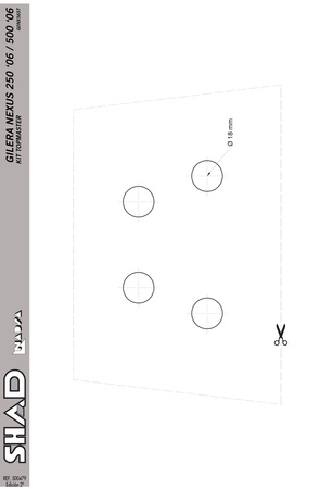 Stelaż kufra tylnego Shad do Aprilia SR Max 125/300