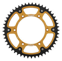 Zębatka tylna 808 49 stealth (stalowo-aluminiowa) suzuki rm/rmz (jtr808.49) kolor złoty