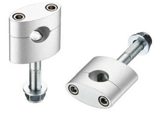 mocowanie/podwyżki kierownicy (22,2mm) wys. 33mm ze śrubą m12 kolor czarny (bm-08bk22)