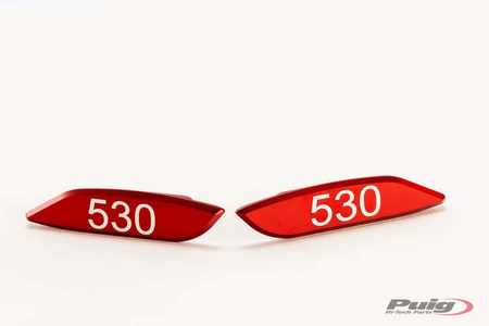 Zaślepki uchwytów lusterek puig do yamaha t-max 530 / dx / sx 12-19 czerwone