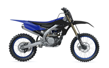 Komplet plastików yamaha yzf 250 '19-'22, yzf 450 '18-'22  kolor czarny / niebieski ( w zestawie osłony teleskopów oraz naklejki )