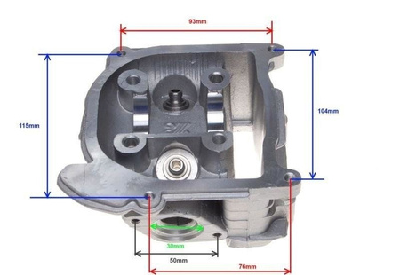 Głowica do skutera 4T 139Qmb Gy6-50