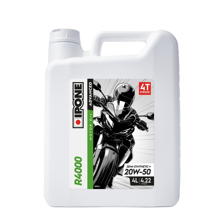 R4000 20W50 OLEJ SILNIKOWY SEMISYNTETYK PLUS 4L (ESTER, MA2) (AKC) (6)ZASTĘPUJE 800044