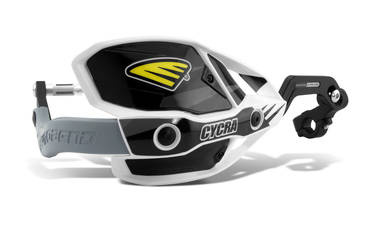 Osłony rąk (handbary-aluminiowy rdzeń) z mocowaniem (28,6mm) model ultra probend racer pack crm kolor biały/czarny