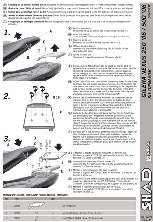 Stelaż kufra tylnego Shad do Aprilia SR Max 125/300