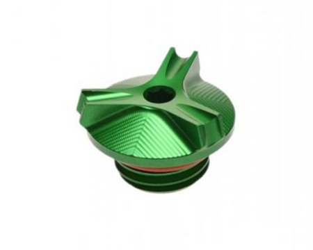 Korek wlewu oleju M20x2.5 zielony