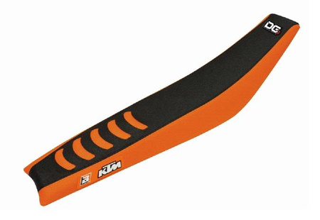 Pokrowiec/poszycie na siedzenie ktm sx/sxf '16-'18, exc '17-'19 double grip 3, kolor czarny/pomarańczowy