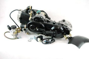 Silnik kompletny do skutera 80cm 43cm Krótki Wałek