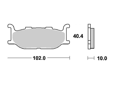 Klocki hamulcowe Yamaha XV 1600 1100 750 XJ 600