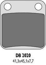 Klocki hamulcowe kh54 - zastępują db2020mx-n oraz db2020qd-n