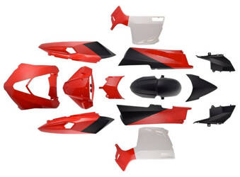 Zestaw plastików nadwozia Longjia LJ50 czerwony