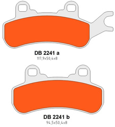 Klocki hamulcowe kh682 tył/przód lewy can-am defender/traxter 800 '16-'21, maveric 800/900 '18-'21, commander 1000 '21-'22