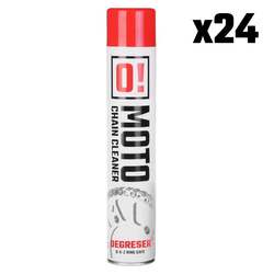 OMOTO ZESTAW 24 SZTUKI SPRAY ZMYWADO MYCIA ŁAŃCUCHA 750ML O! CHAIN CLEANER (O!MOTO) (OLE-007) (PAKIET 24 SZTUKI)