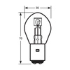 Żarówka 12V 35/35W Ba20D do skutera motocykla quada