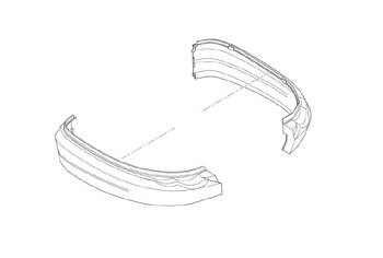 Listwy Boczne Do Kufra K56n ( Komplet Na Dwie Strony )