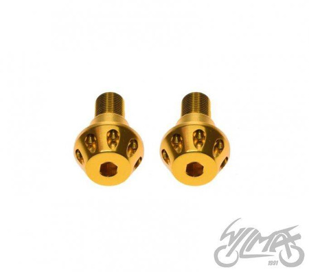 Końcówka kierownicy złota do yamaha m16x1.5