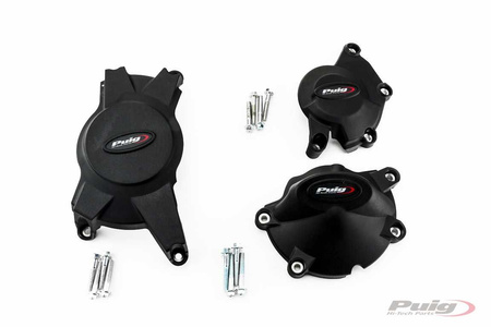 Pokrywy dekli silnika puig do suzuki gsx-r1000 09-16 czarne