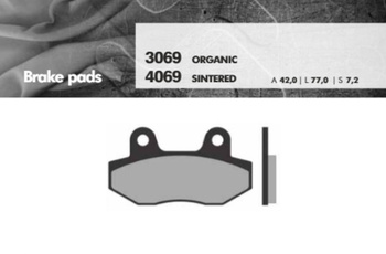 Klocki hamulcowe kh86 spiek metaliczny (złote) (ft 4069)