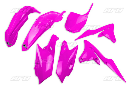 komplet plastików yamaha yzf 250/450 '14-'17 kolor różowy fluo (ya318p)
