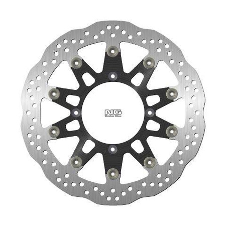 Tarcza hamulcowa przód kawasaki supermotard 125/250 '06, supermotard 450 '06-10 (320x109x5mm) (4x9,5mm) wave pływająca (środaluminiowy)